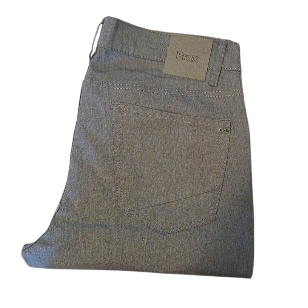 Brax Style-Chuck Two Tone Flex‎ Mens Gray Casual Chino Pants Size 33x32